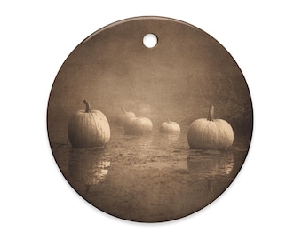 Vintage Victorian Halloween Floating Pumpkins Ornament