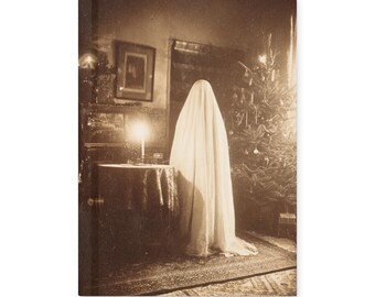 Vintage Victorian Ghost Gothic Journal Christmas Notebook