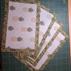 Quiltade bomullsunderlägg