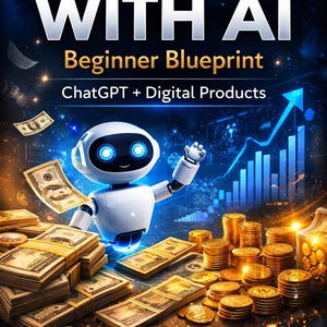 AI Side Hustle Bauplan | ChatGPTPassive Income Guide (Digitaler Download)