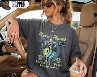 Pizza Planet The Claw T-Shirt, Toy Story Aliens Graphic Tee, Disney Pixar Vintage Claw Machine Shirt, Ohhhh The Claw Pizza