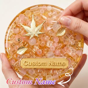 Picky Pad Personalized Sensory Kit Reusable Remeltable Autumn Maple Theme Anxiety Relief Fidget Toy for ADHD Skin Picking Custom Name Gift