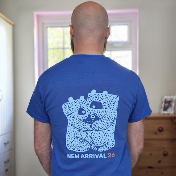 Double Sided Daddy Bear t-shirt | New Arrival | Personalised Name & Year
