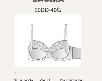 Instant download of the «Bagira» Bra underwire bra pattern PDF