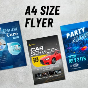 A4 Flyers Leaflets Printed Full Colour 150gsm Gloss Quality Flyer Printing