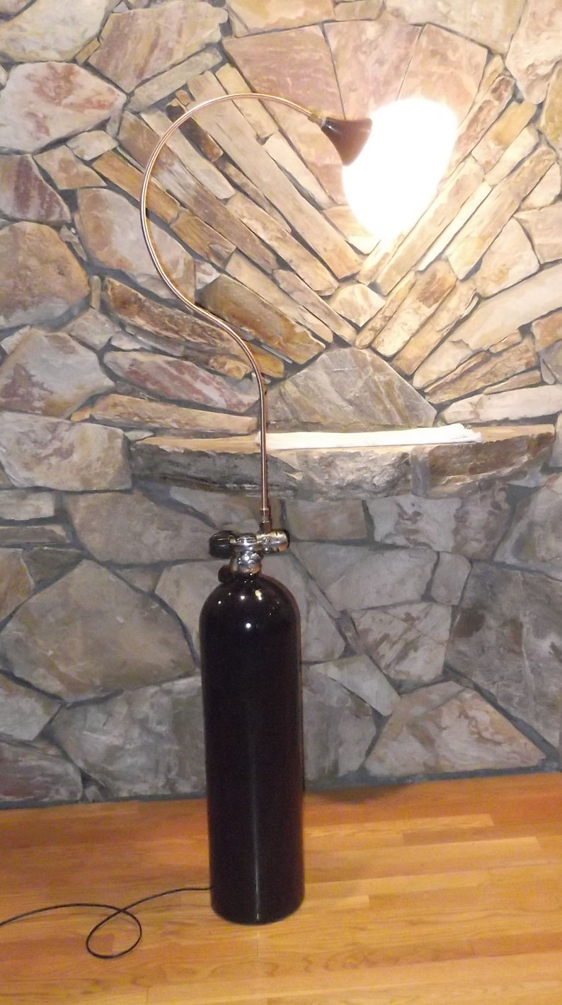 Scuba diver diving tank lamp Etsy