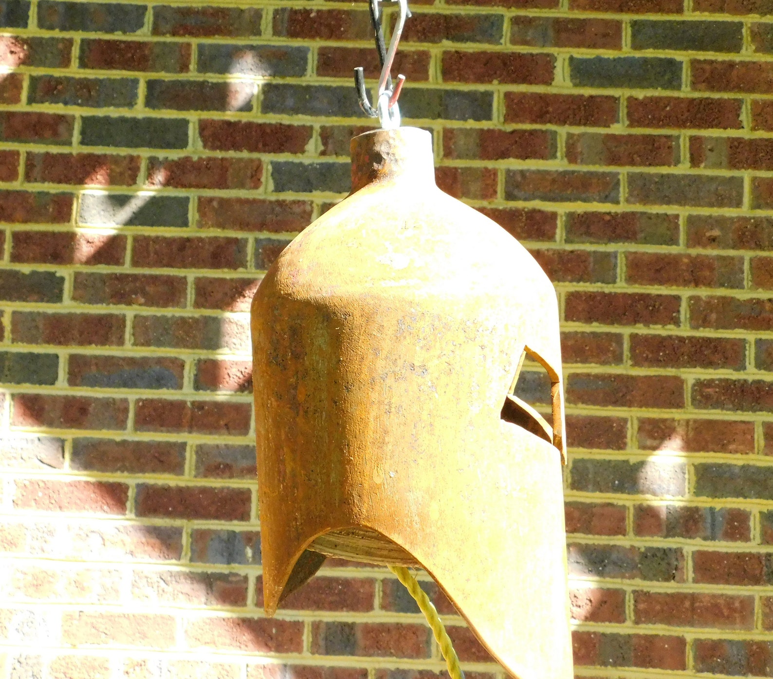 Spartan Helmet Scuba diver diving tank bell wind chime gong Etsy