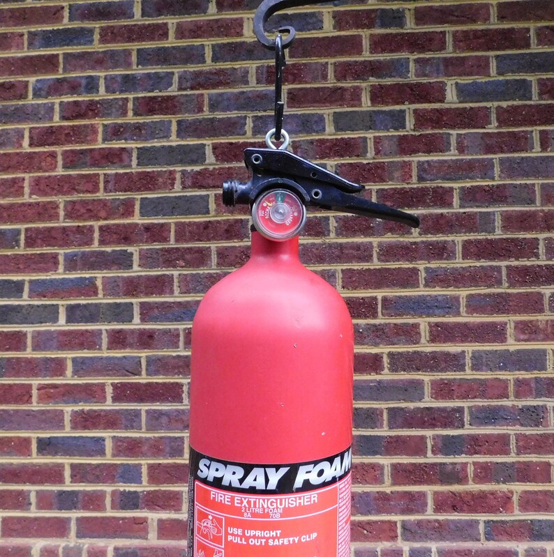 Fire extinguisher tank bell wind chime Etsy