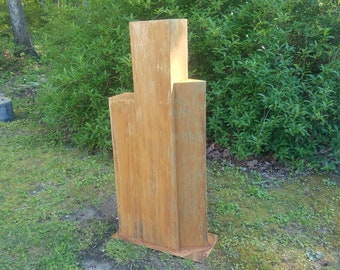 Modern or contemporary sculpture titled "Cityscape"