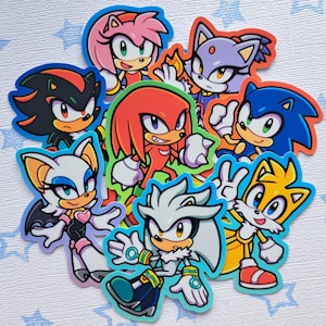 2.5" Sonic and Friends Soft Touch Sticker