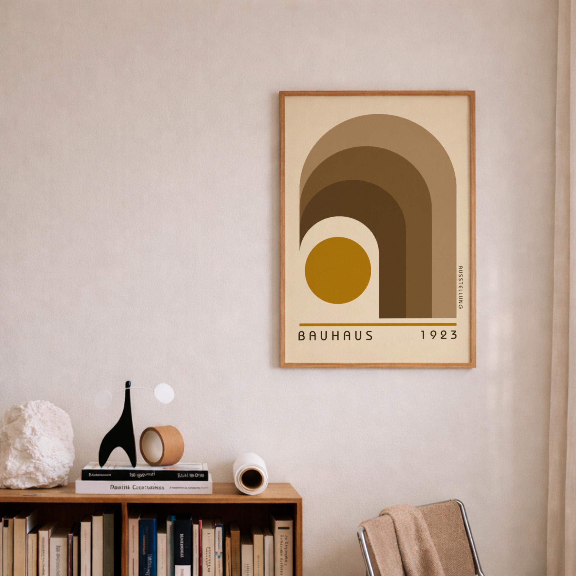 Bauhaus Exhibition Poster (1923), Mid-century Modern Wall Art - Etsy