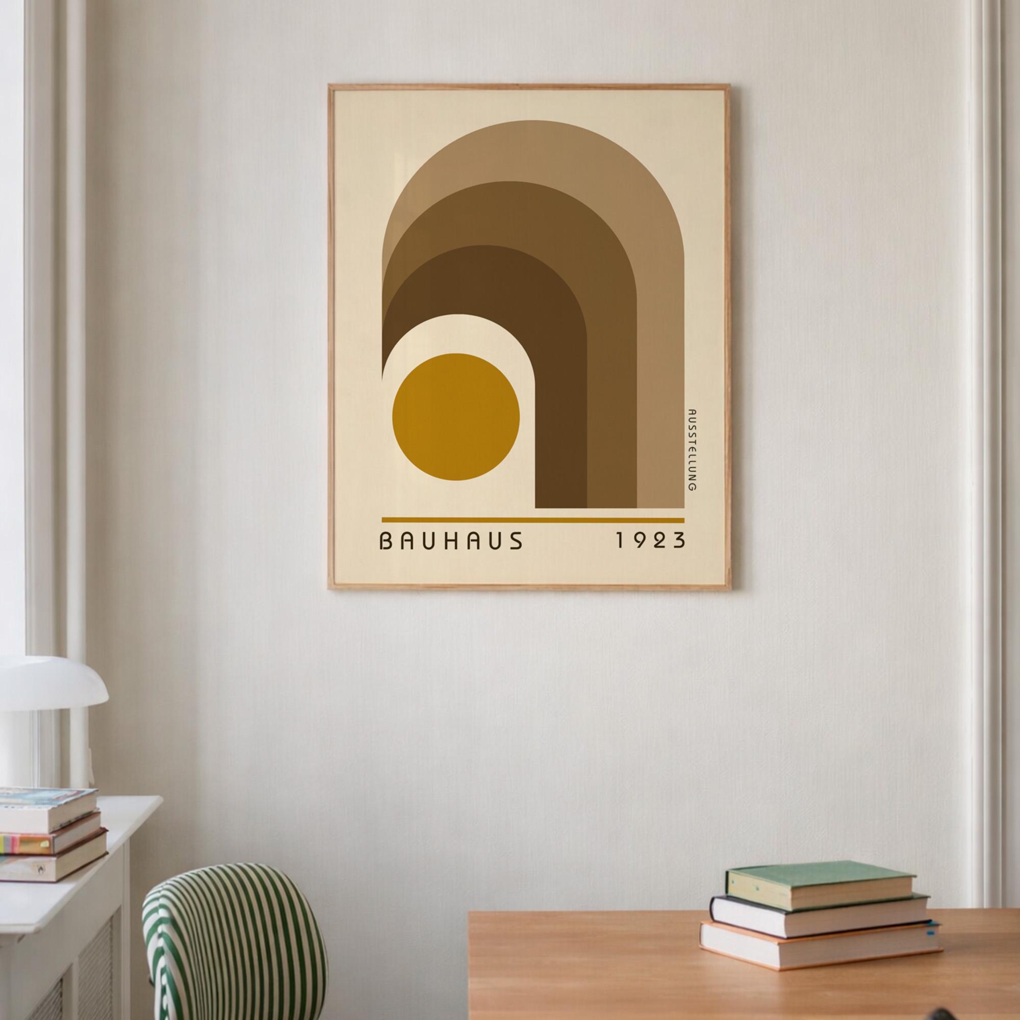 Bauhaus Exhibition Poster (1923), Mid-century Modern Wall Art - Etsy