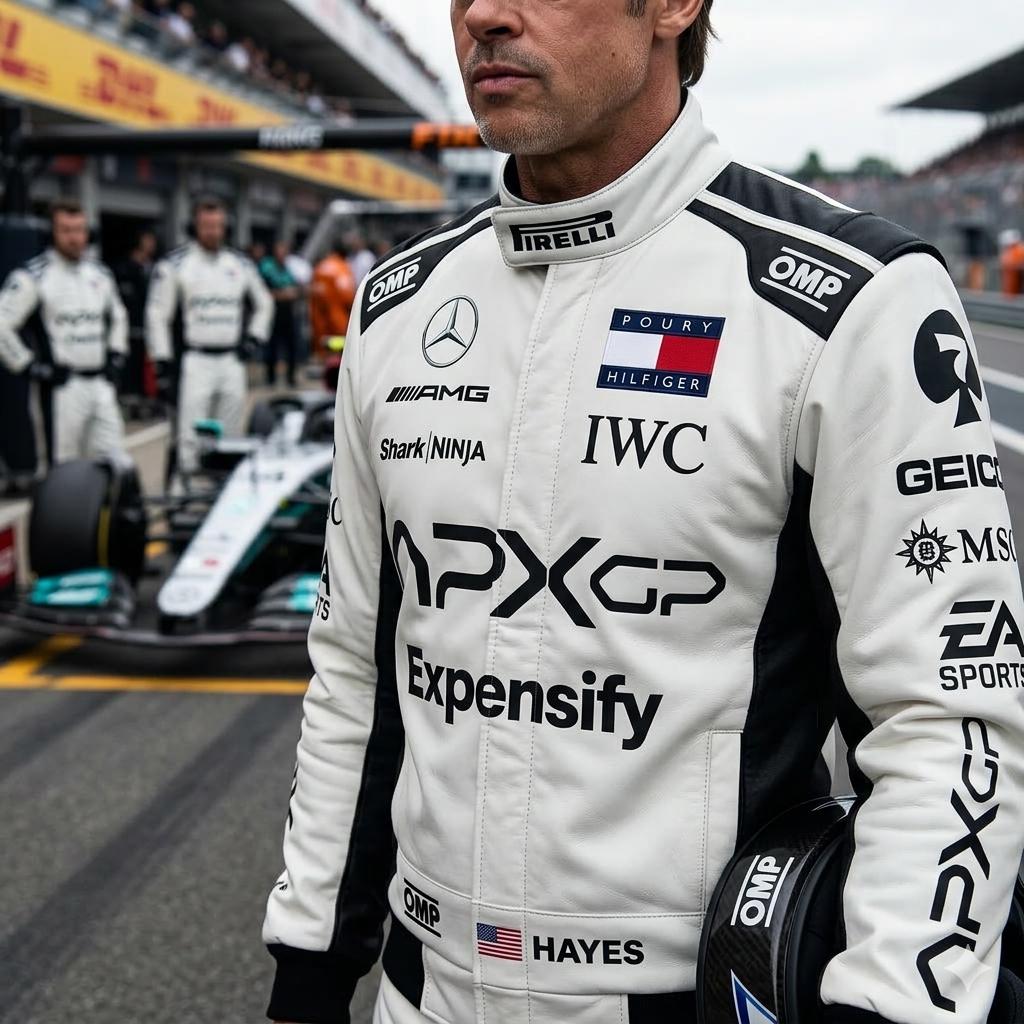 Handmade APXGP F1 Racing Bomber Jacket, Brad Pitt Inspired Formula ...