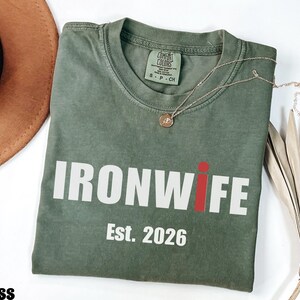 Comfort Colors Future Ironwife Shirt, Triathlon Wife Shirt, Funny Ironman Support Tee, Triathlon Partner Gift, Future Mrs Shirt image 11