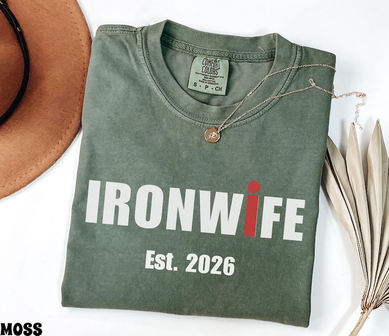 Comfort Colors Future Ironwife Shirt, Triathlon Wife Shirt, Funny Ironman Support Tee, Triathlon Partner Gift, Future Mrs Shirt image 11