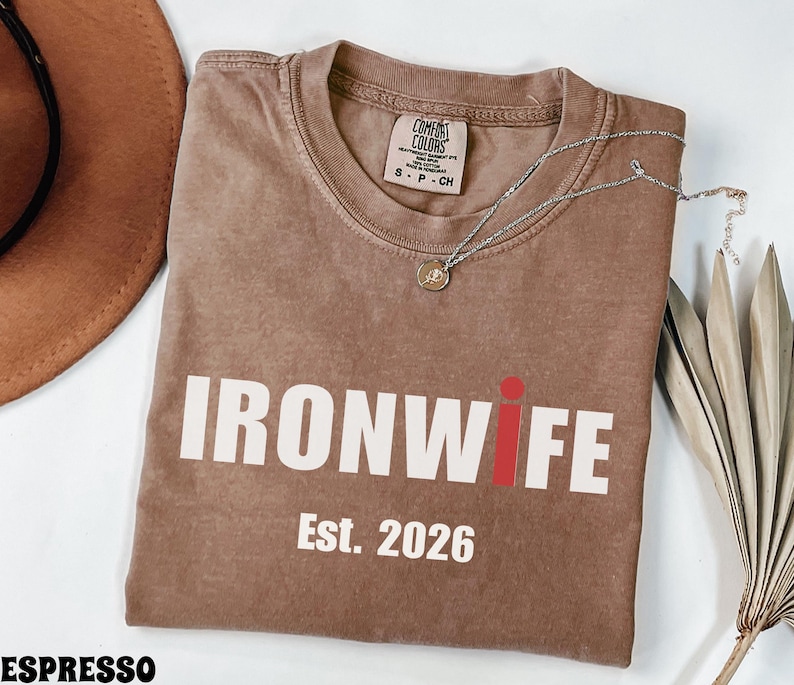 Comfort Colors Future Ironwife Shirt, Triathlon Wife Shirt, Funny Ironman Support Tee, Triathlon Partner Gift, Future Mrs Shirt image 3