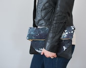 Fold Over Clutch with Pockets