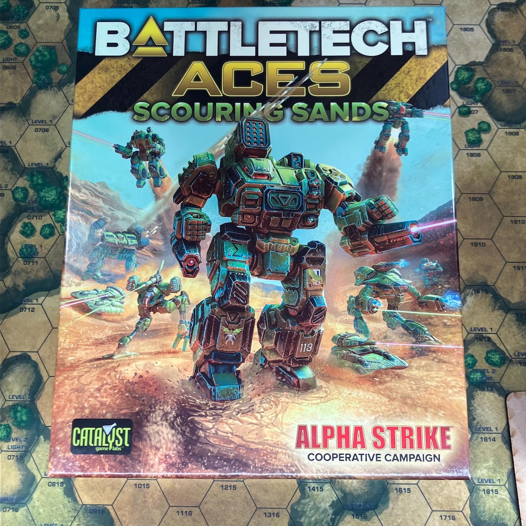 Battletech Aces Scouring Sands Box Set – Clan Jade Falcon Painted ...