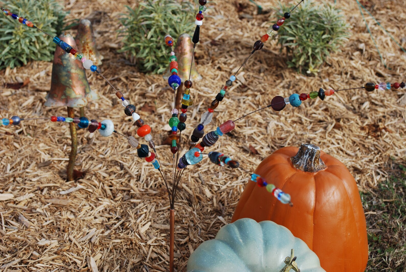 Beaded Blossoms Garden Bead Art Wire Suncatcher Etsy