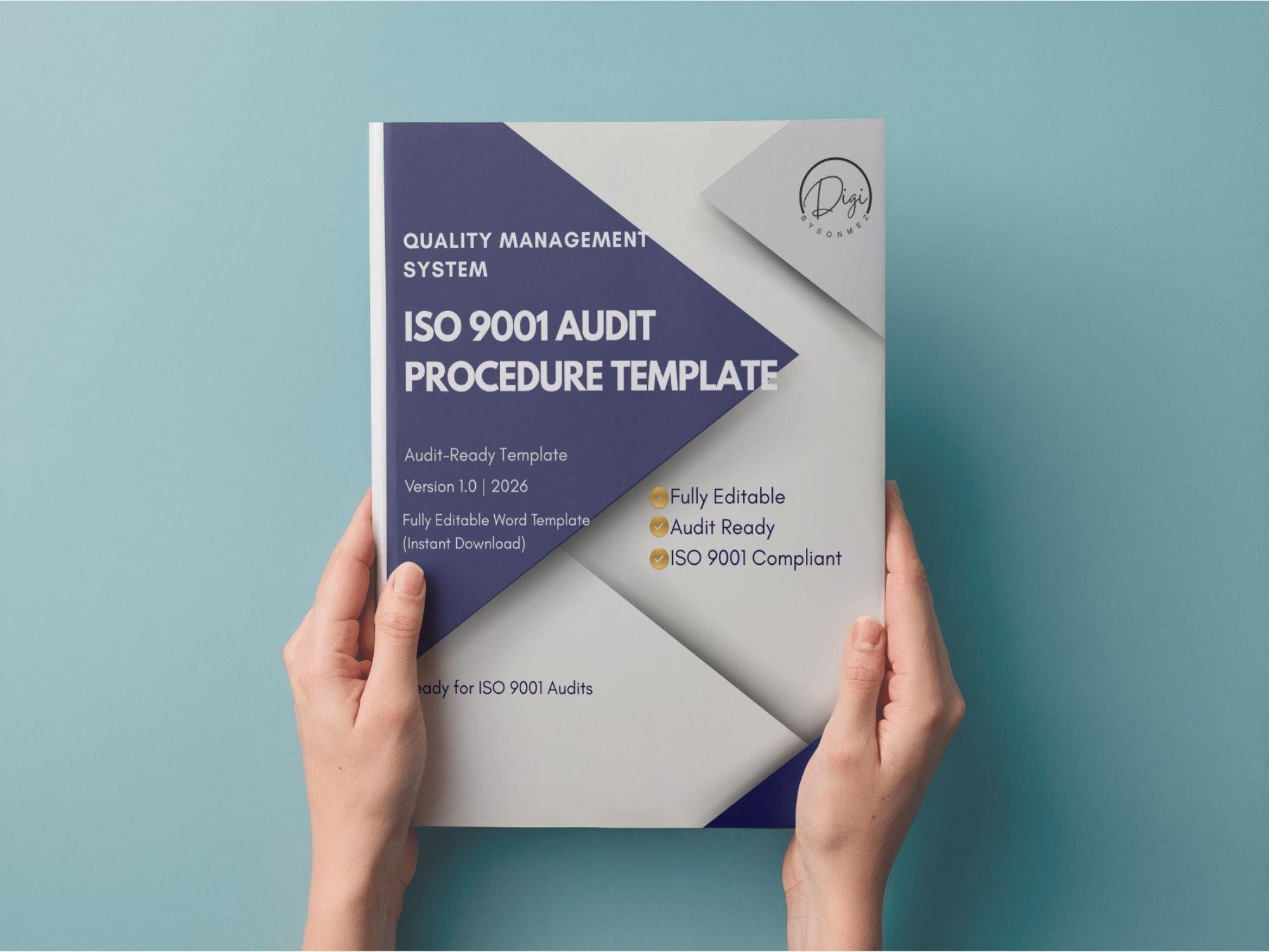 ISO 9001 Internal Audit Procedure Template | Audit Ready QMS Document ...