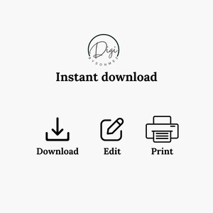 Instant download purchasing process flowchart Excel template with editable workflow and printable format