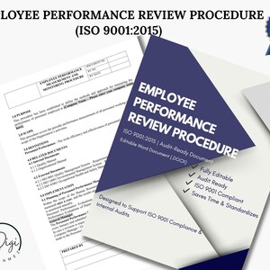Procedure voor beoordeling van de prestaties van werknemers – ISO 9001 bewerkbaar woord | HR-evaluatieproces, document gereed voor controle