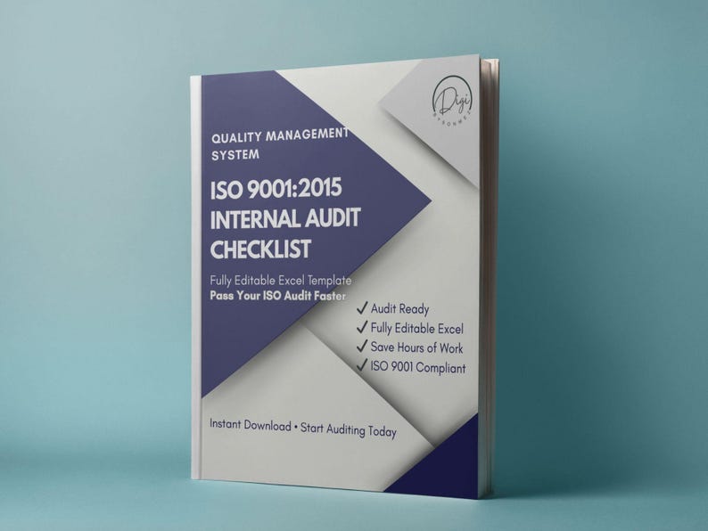 ISO 9001:2015 Audit Checklist Excel Template (internal Audit) - Etsy