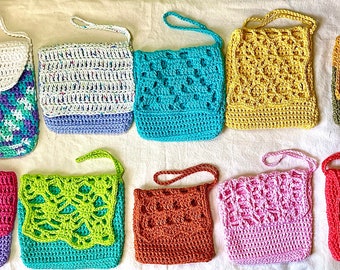 Crochet Wristlet / Crochet Purse / Crochet Clutch / Handmade