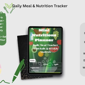 Daily & Weekly Reflection Planner | Printable Wellness Tracker | Habit Tracker | Goal Review | PDF Digital Download