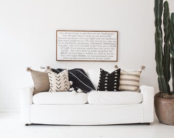 Powerful Beyond Measure - wood sign