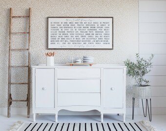 Customizable Family Declaration | wood sign