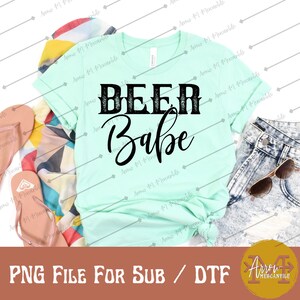 Beer Babe Sublimation Digital Download Country Western PNG DTF File