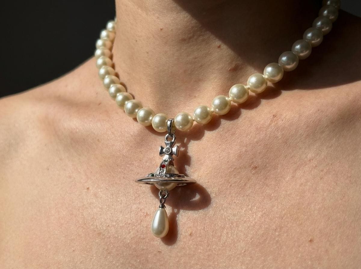 Authentic Vivienne Westwood Pearl Necklace - Etsy