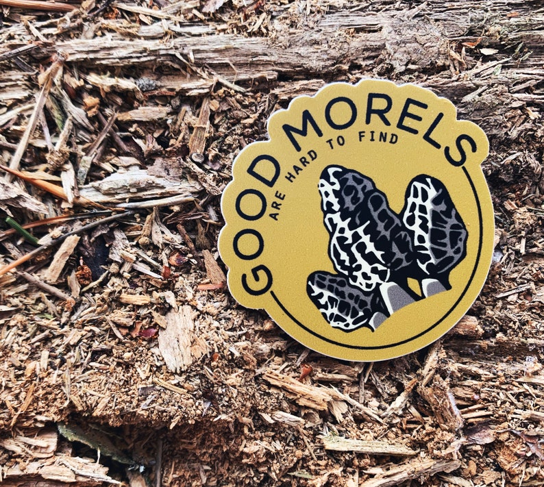 Morel Mushroom Hunters Sticker image 2