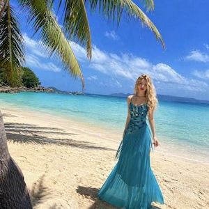 Teal Beach Dresses - Etsy