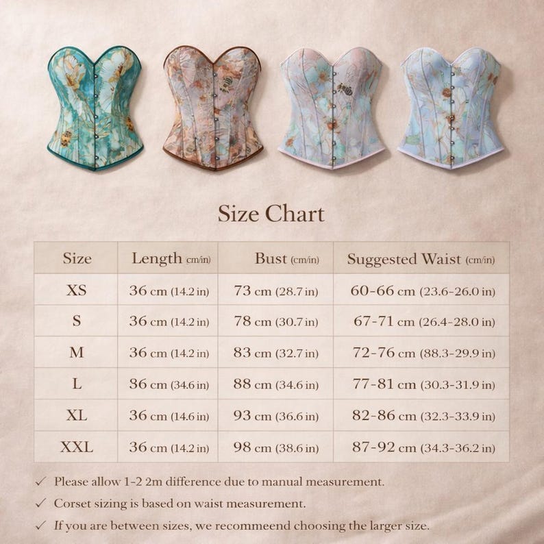 Floral Renaissance Corset Top: Vintage Botanical Bustier, Cottagecore Fairycore Style image 7