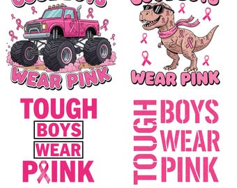 Coola killar bär rosa png, tuffa killar bär rosa png, bröstcancer png, rosa bandet monstertruck, tackla cancer png, rosa ut png, digitalt