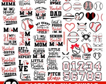 70 Baseball Svg Bundle, Baseball Mom, Baseball Quotes svg, Baseball Font, Baseball Stitches,Baseball Team,Baseball Heart Svg,Baseball Player