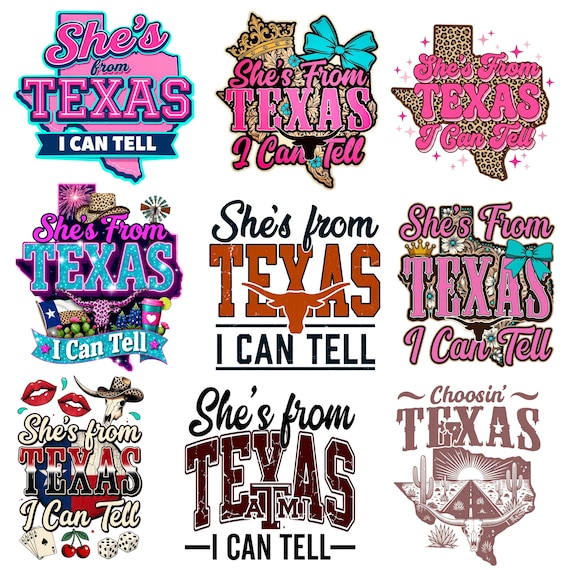 She’s From Texas PNG Bundle, Texas Independence Day, Choosing Texas PNG, Texas State Png, Western Cowgirl Design,Texas Girl,Digital Download