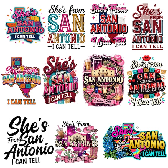 She's from San Antonio PNG, San Antonio PNG,Fiesta png,shes from texas i can tell png,Texas State PNG,Country Graphic,Western Cowgirl Design