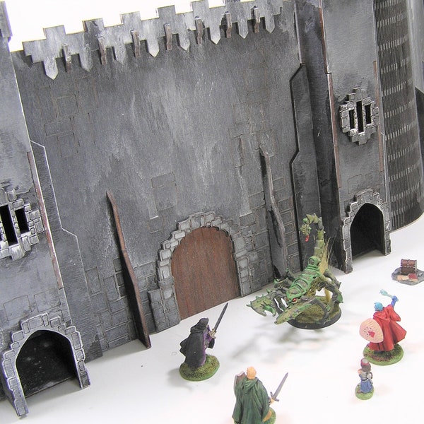 Game master castle screen with built in dice towers