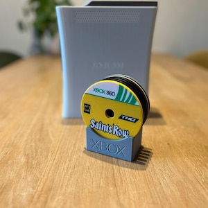 XBOX Coaster Stand w/ 6 Game Disk Coasters