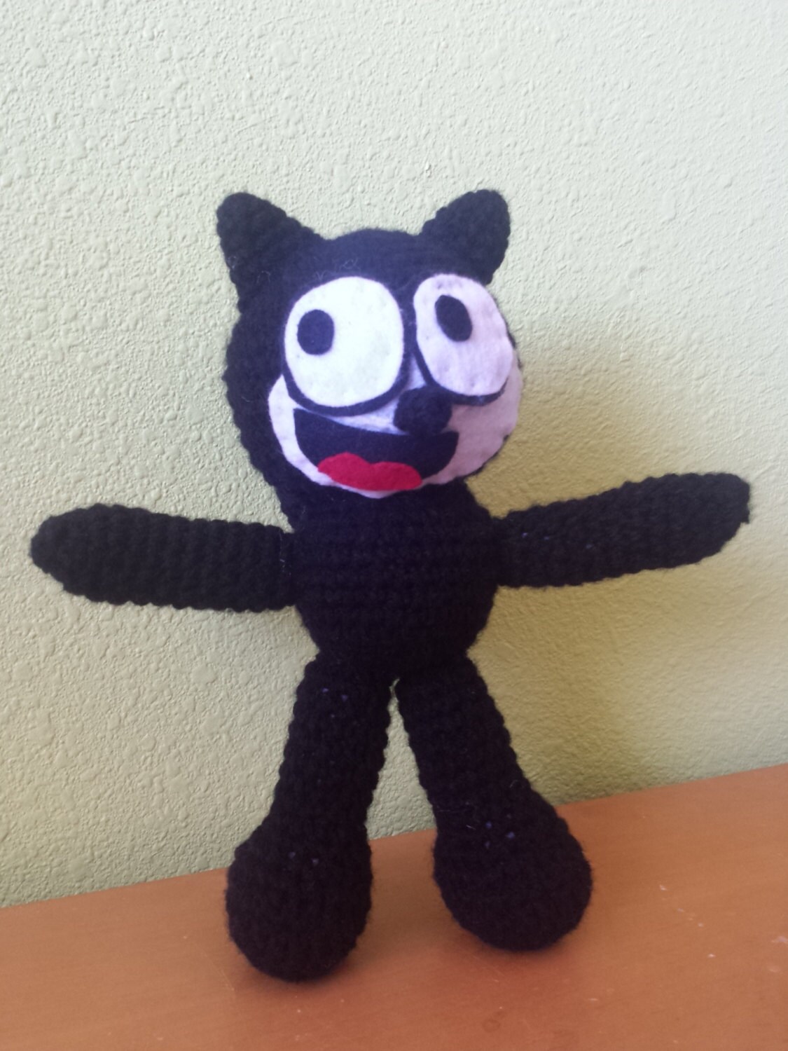 Crocheted Felix the Cat Etsy