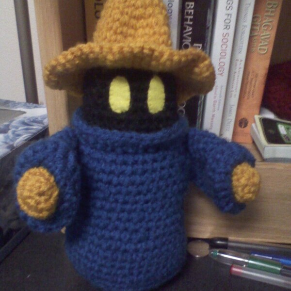 Crocheted Black Mage from Final Fantasy