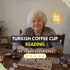 Same Hour Turkish Coffee Cup Reading, Tasseography Fortune Telling, Ancient Method, Honest & Detailed (Personalized Written Reading)