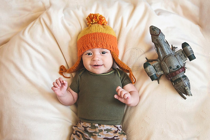 Cunning Hero beanie newborn to child size image 4