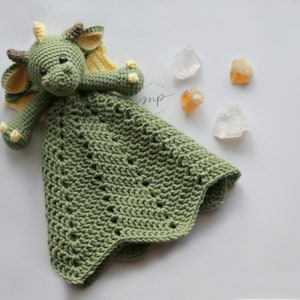 Sayge Dragon Lovey // DnD // Crochet Baby Gift // Baby Dragon