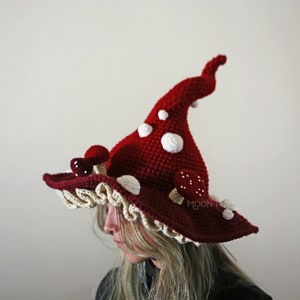 Mush Witch Hat // Forest Witch // Amanita Mushroom Hat // Cottagecore