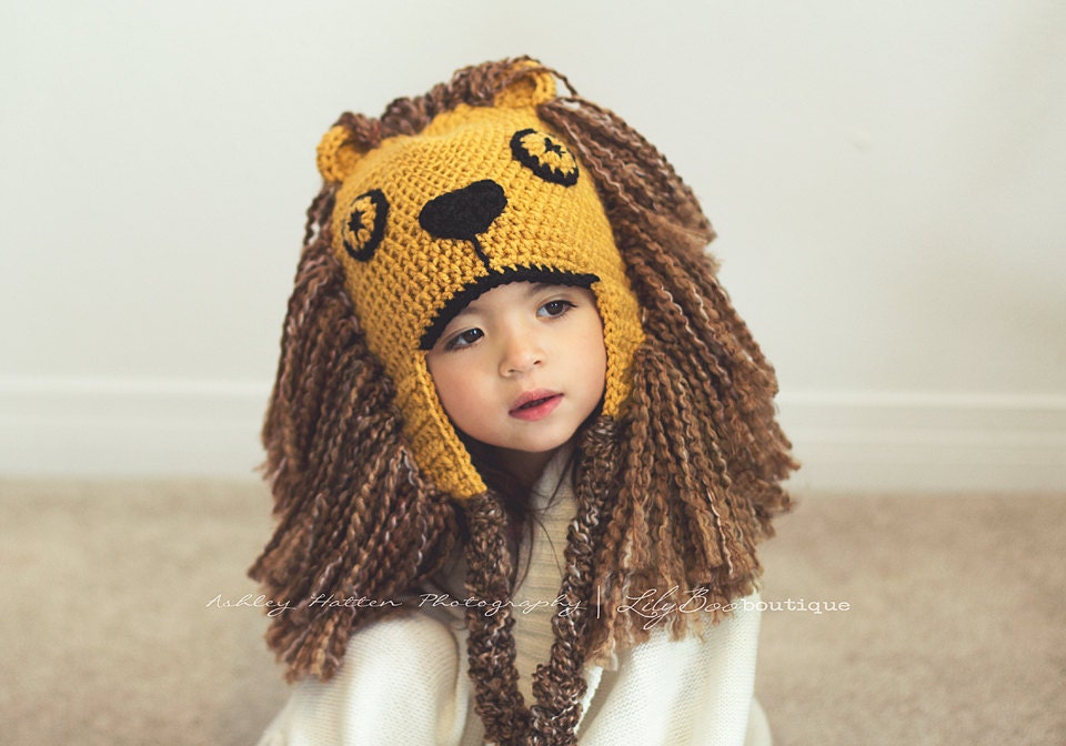 Harry Potter Luna Lovegood inspired Lion hat