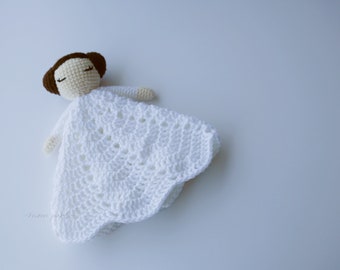 Galaxy Princess  Lovey Blanket - Princess Leia Inspired - Baby Shower gift